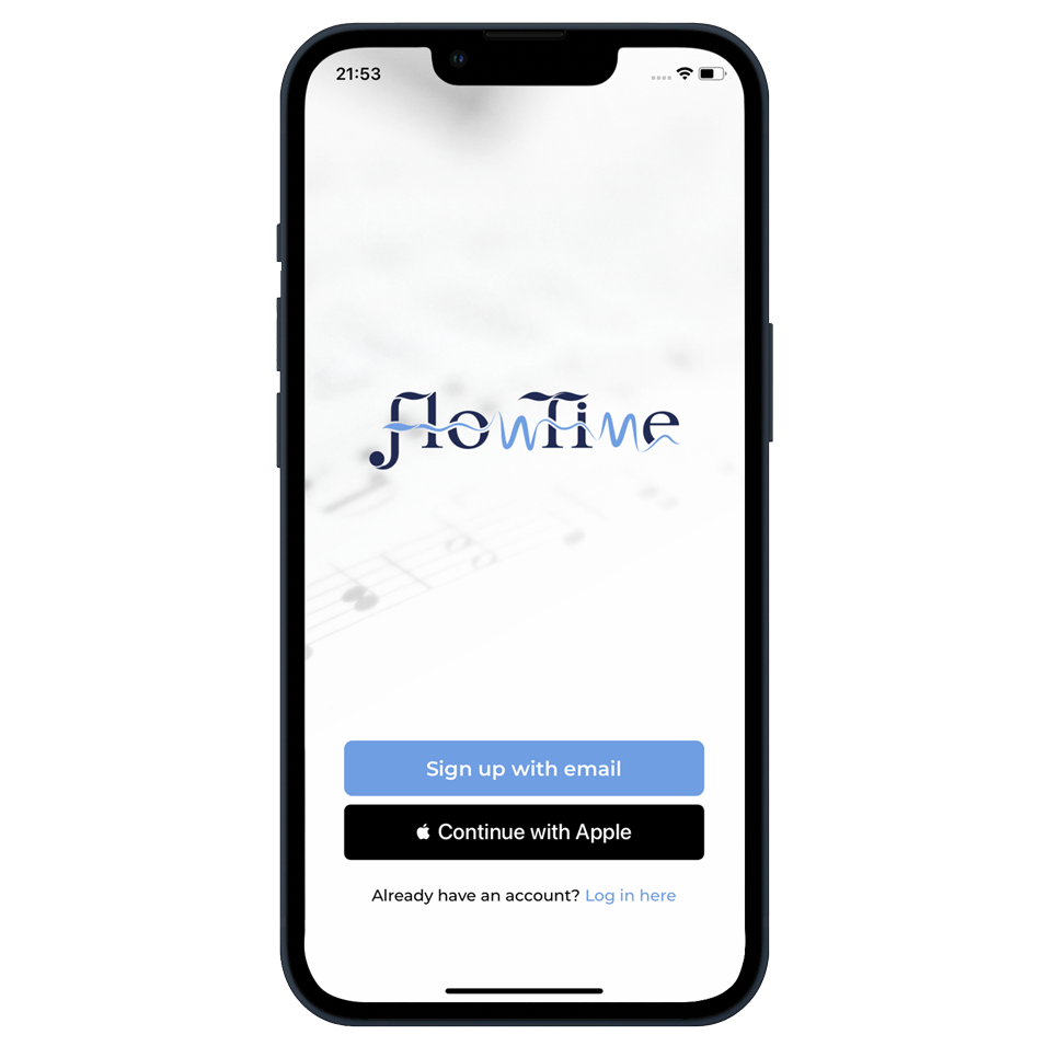 Flowtime-app-homescreen